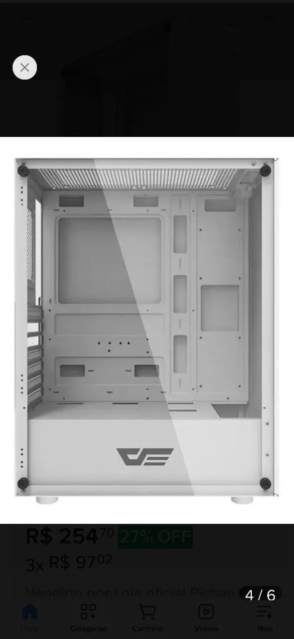 Ganinete gamer branco - Foto 3