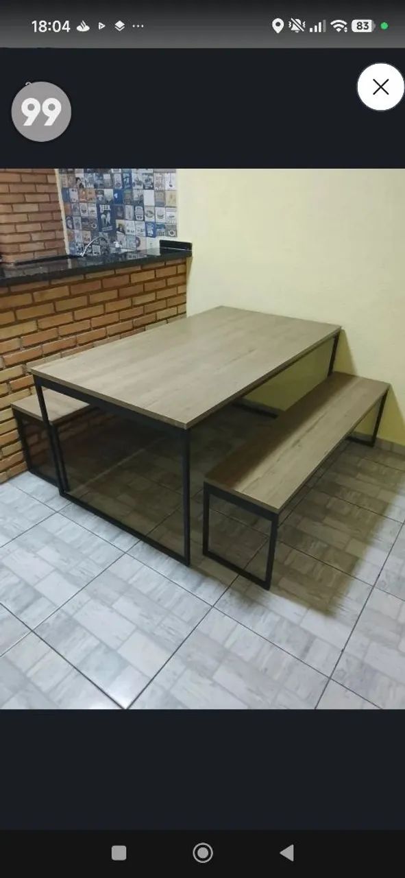Mesa com cadeira tokstok 