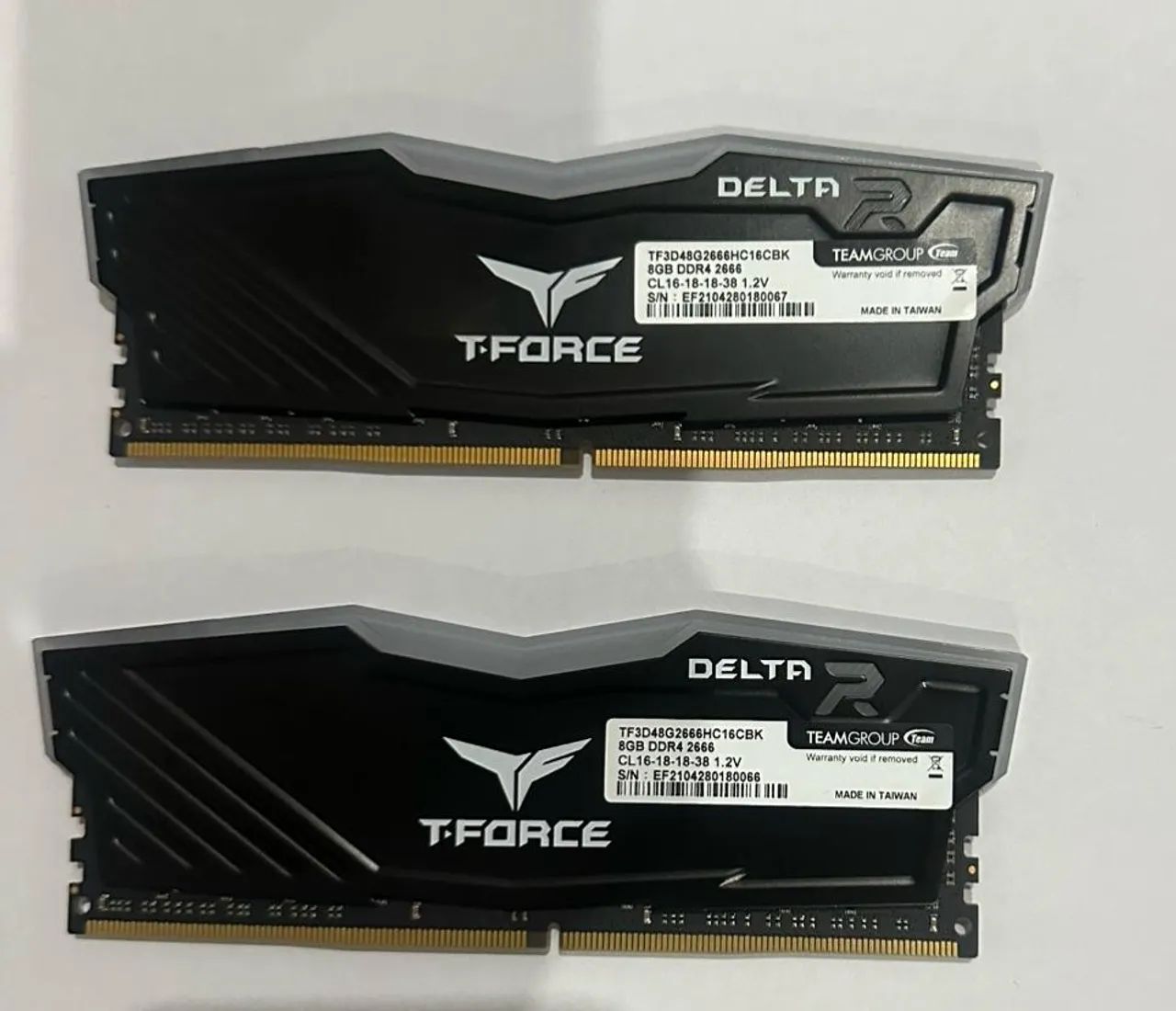 2 MEMÓRIAS DDR 4 T - FORCE RGB