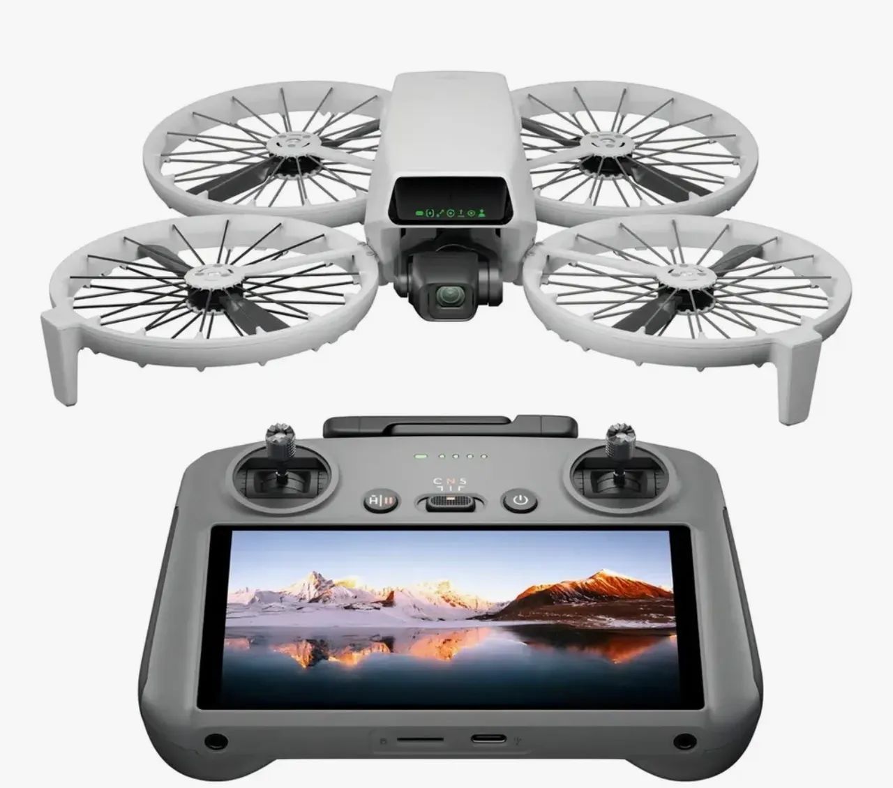 DRONE DJI FLIP COM RC 2 HOMOLOGADO ANATEL Nunca usado na caixa - Foto 3