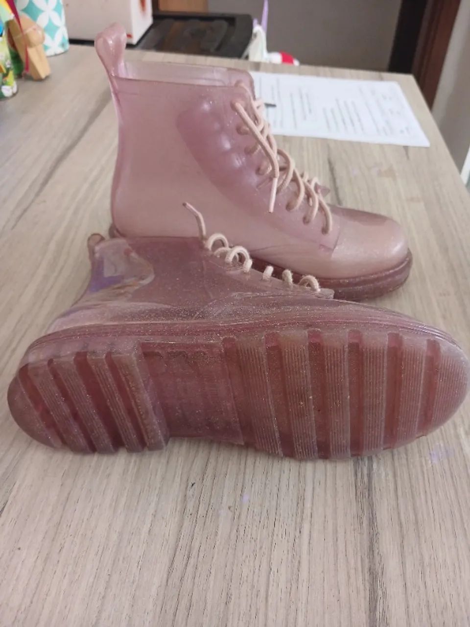 Coturno Melissa com Glitter - Foto 2