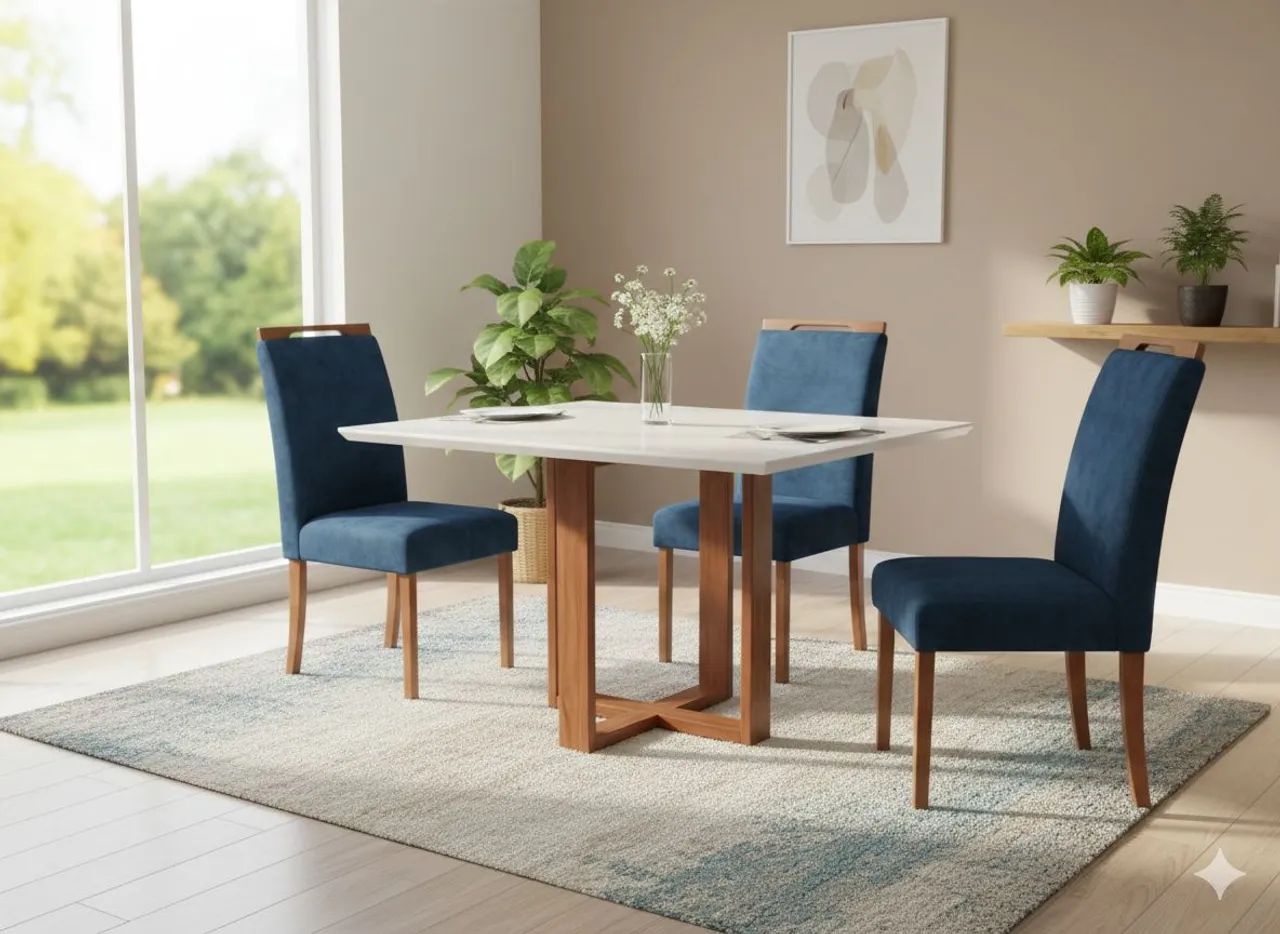 Mesa com 4 cadeiras - Foto 5