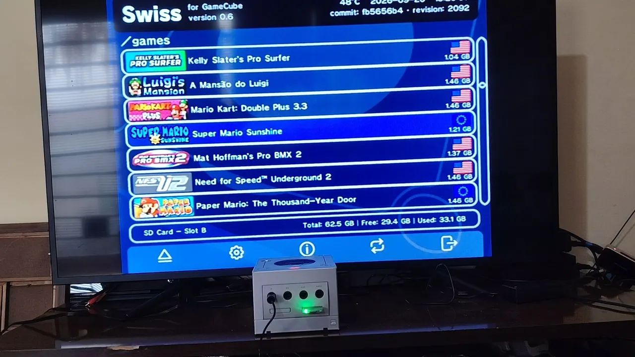 Gamecube desbloqueado com Picoloader - só pegar e jogar - Foto 4