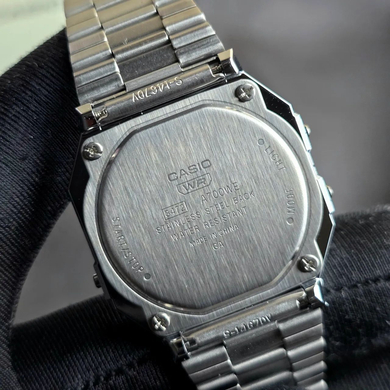 Casio A700WEV prata espelhado  - Foto 3