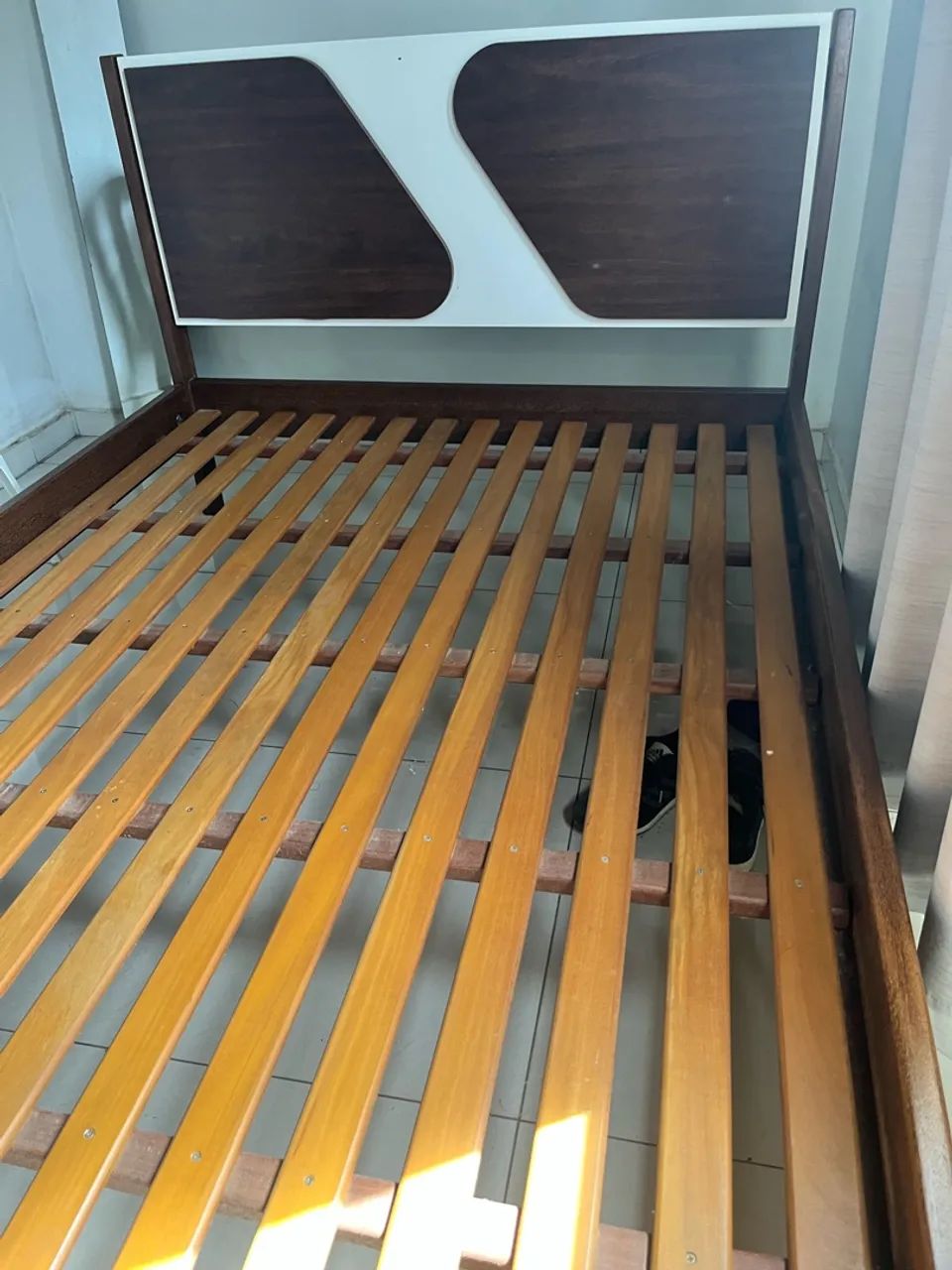 Cama de casal( sucupira) 
