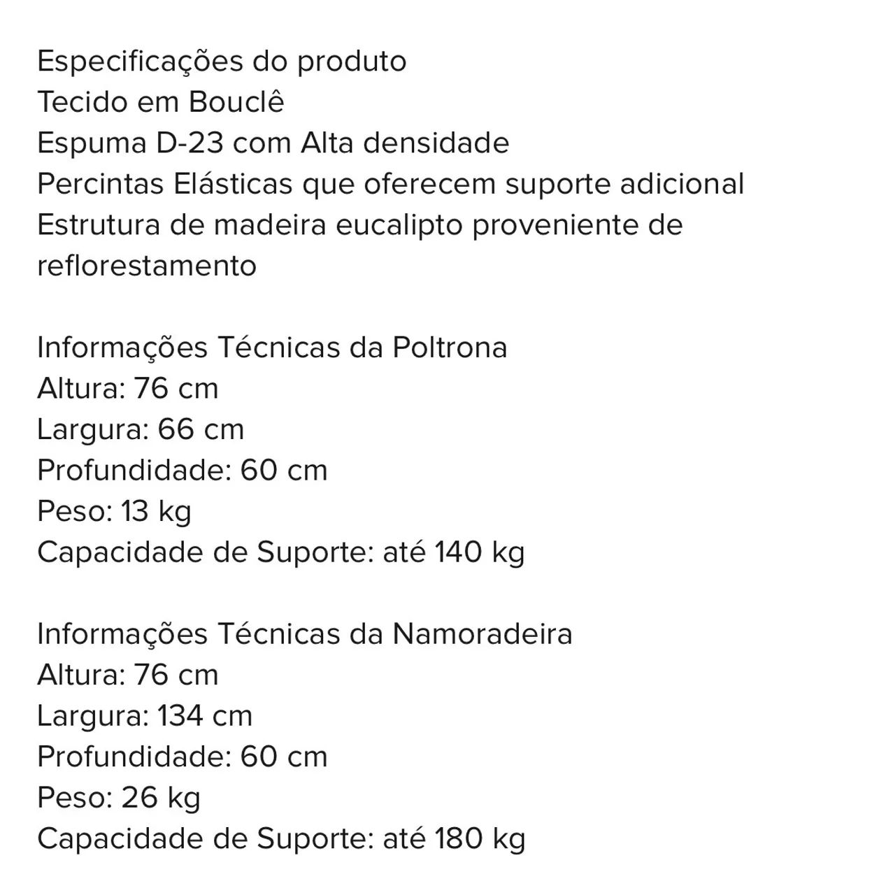 Kit Poltrona e Namoradeira - Foto 3