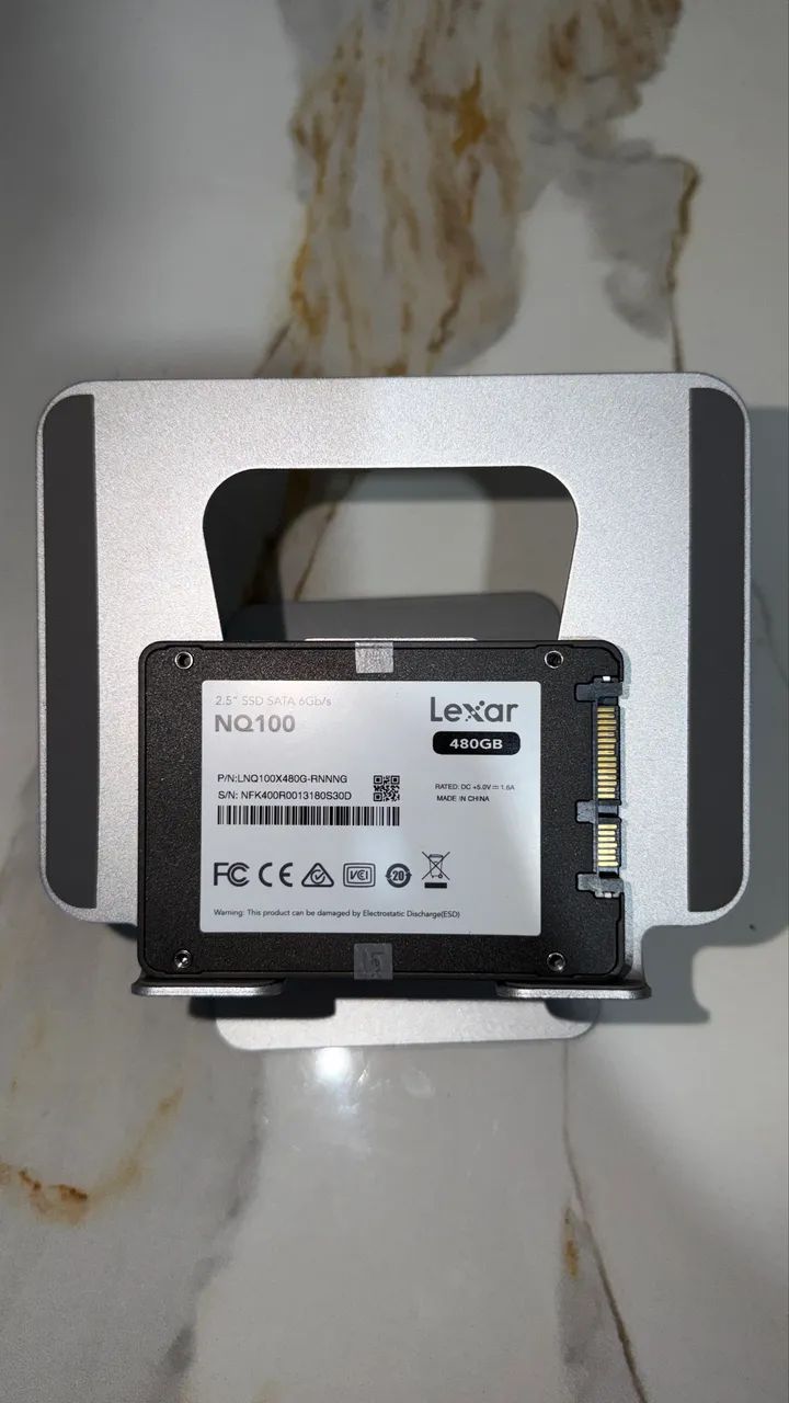 SSD 480GB Lexar 100% Saudável  - Foto 2