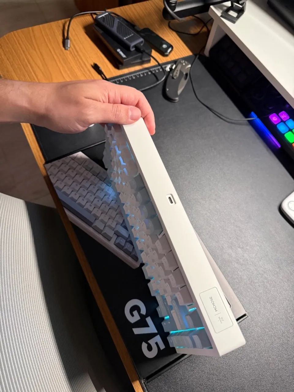 Teclado mecânico MCHOSE G75 Pro - Foto 4