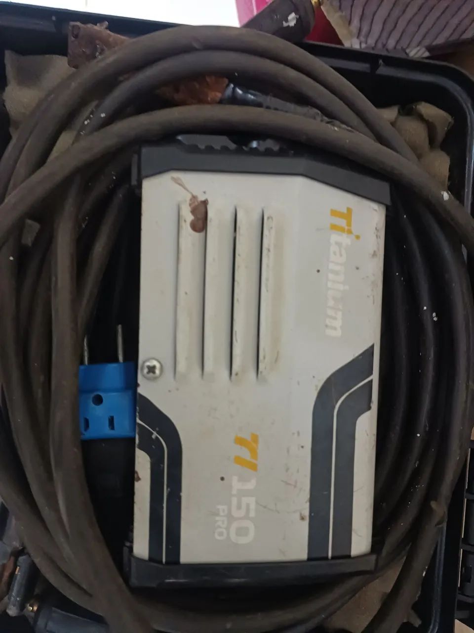 Máquina de solda inverssora titanio 150am  - Foto 4