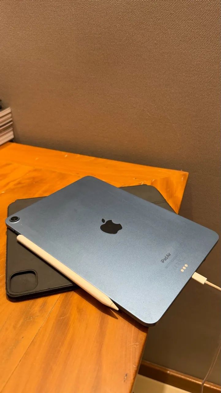 Ipad air 5 64gb + apple pencil e teclado  - Foto 5