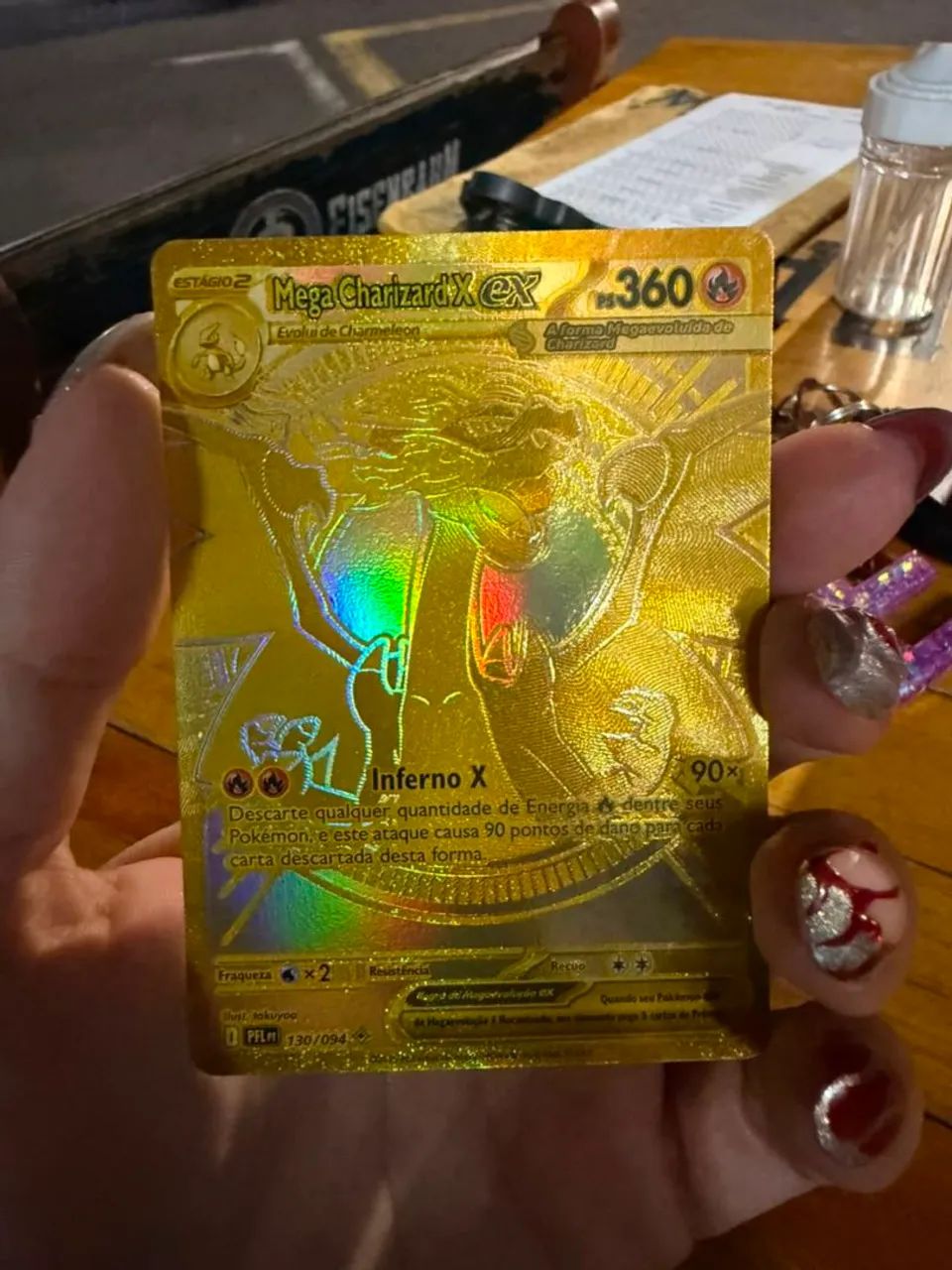 Pokemon tcg Mega Charizard X ex 130/094 - Foto 2