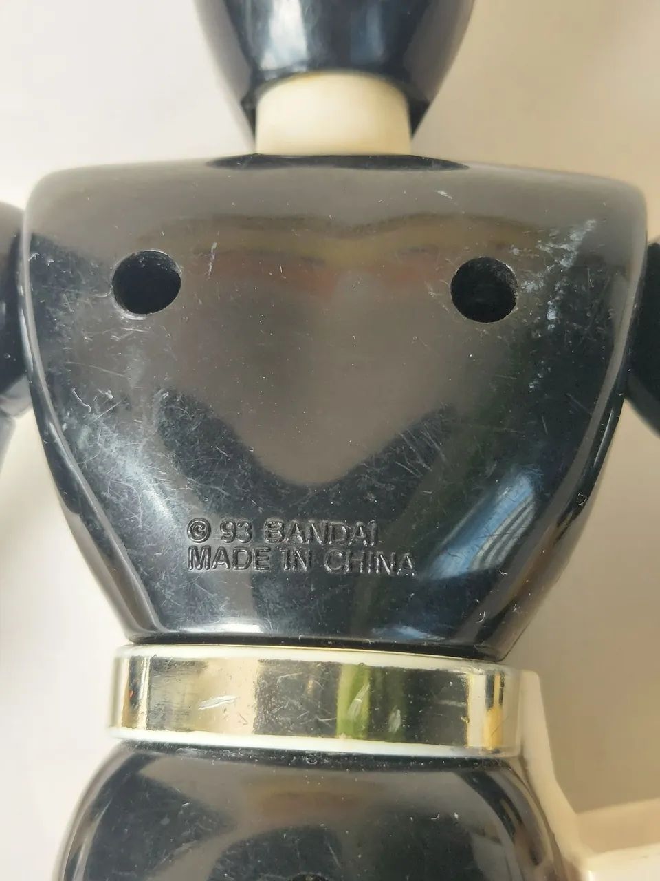 boneco  vintage power ranger preto 20cm bandai - Foto 4