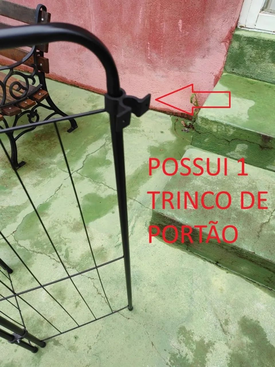 Cercado para cachorro cães grande portao 5 modulos 178x98cm cor preto Açomix - Foto 3