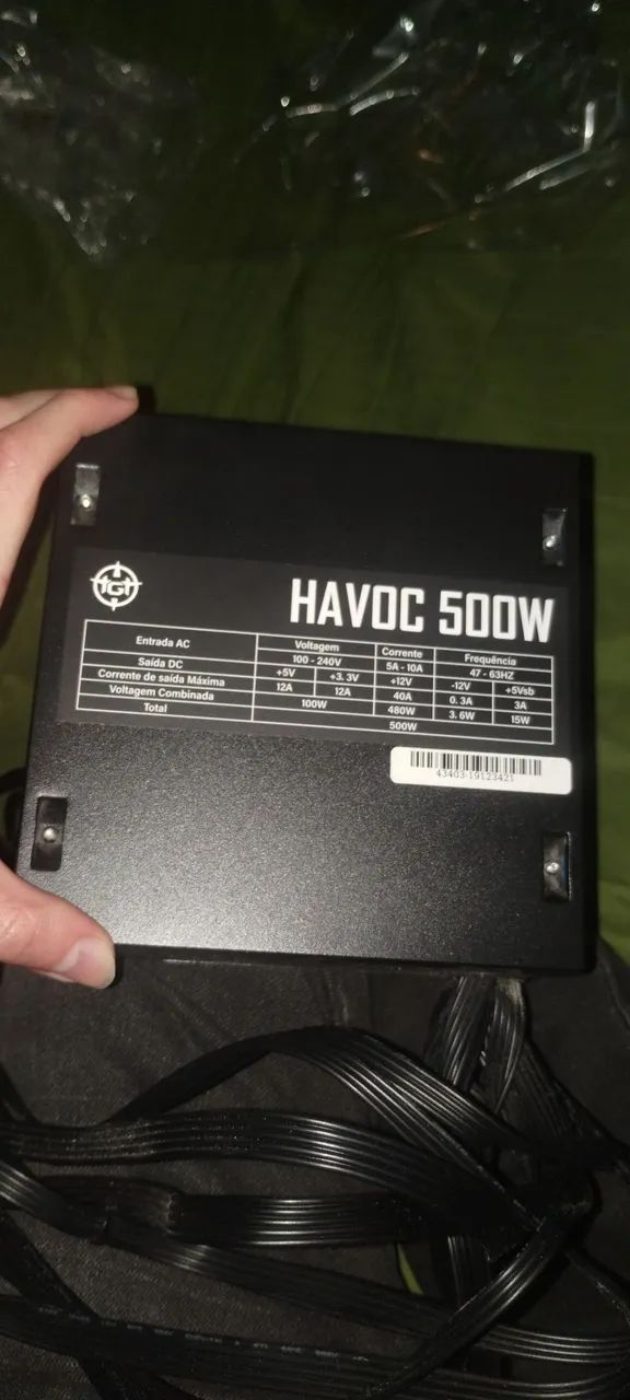 Fonte TGT 500W (queimada) - Foto 3
