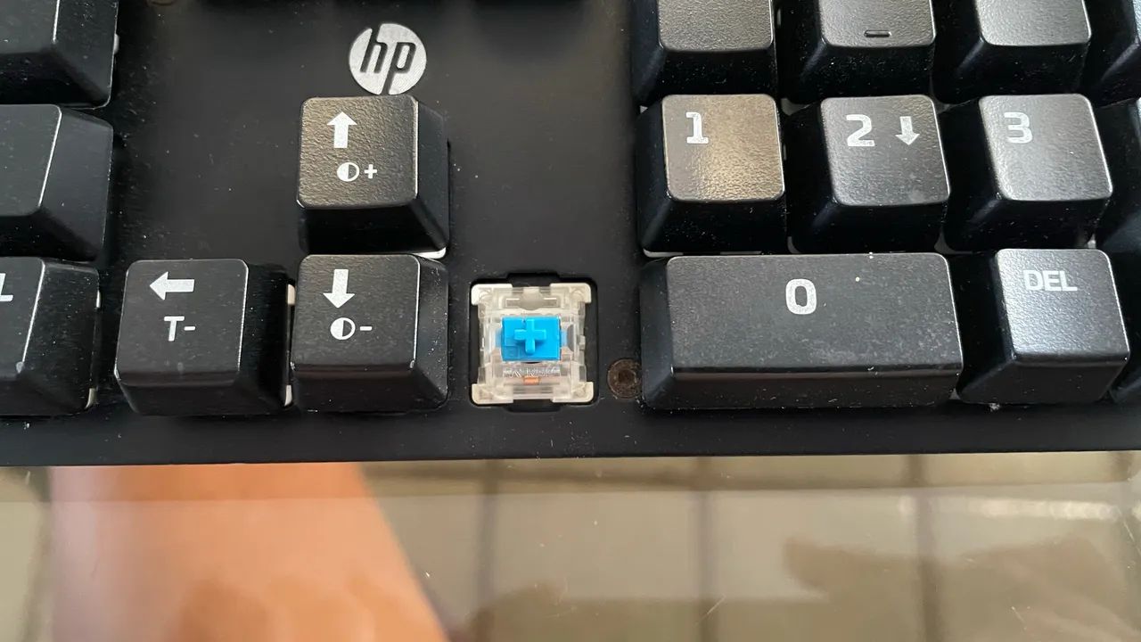 TECLADO MECÂNICO GK100. SWITCH BLUE - Foto 4