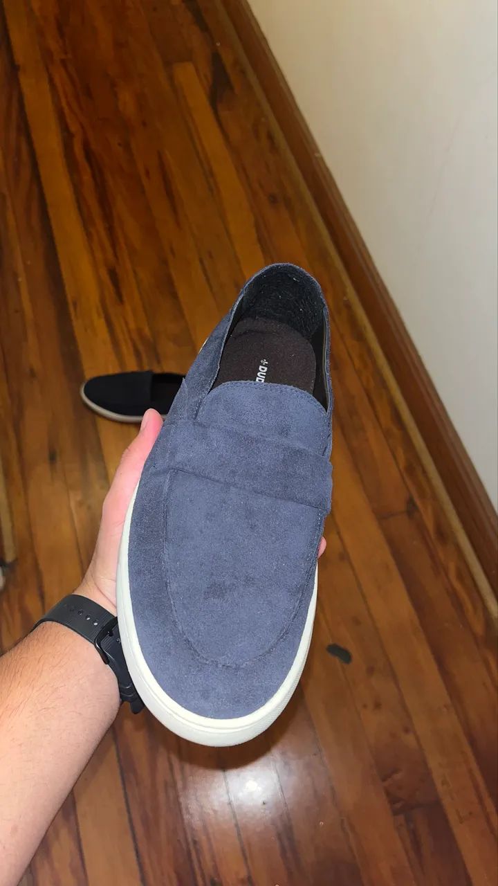 Mocassim Loafer Dudalina Azul - Foto 4