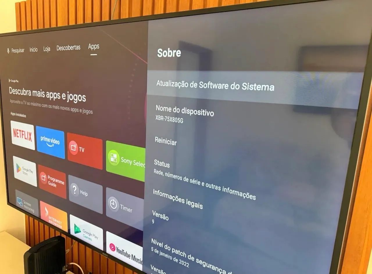 SMART TV SONY 50 4K IMPECÁVEL  - Foto 2