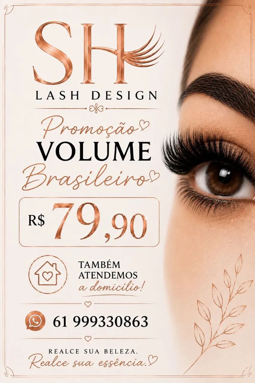 Extensão de cílios 