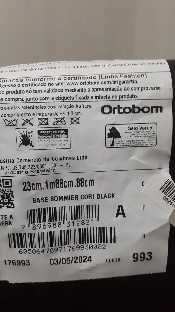 Kit colchão & box solteiro Ortobom - Foto 4