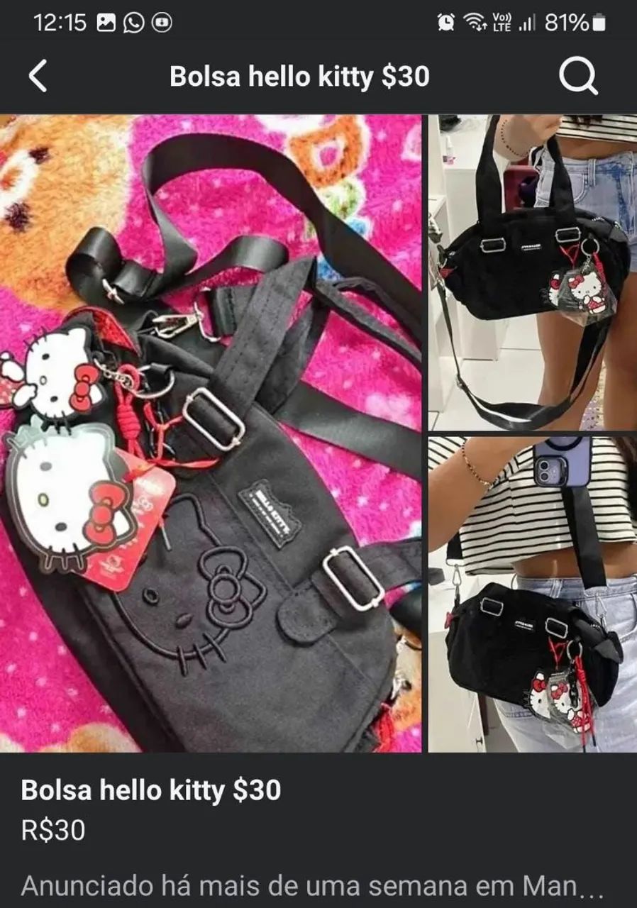 Bolsa hello kitty - Foto 2