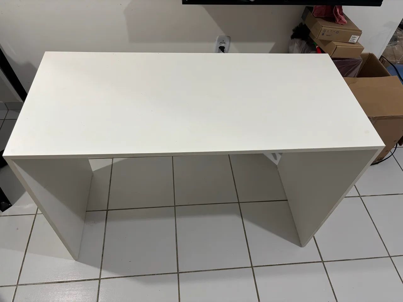 Mesa de Escritório / Computador Branca - 110x50 cm - Foto 3