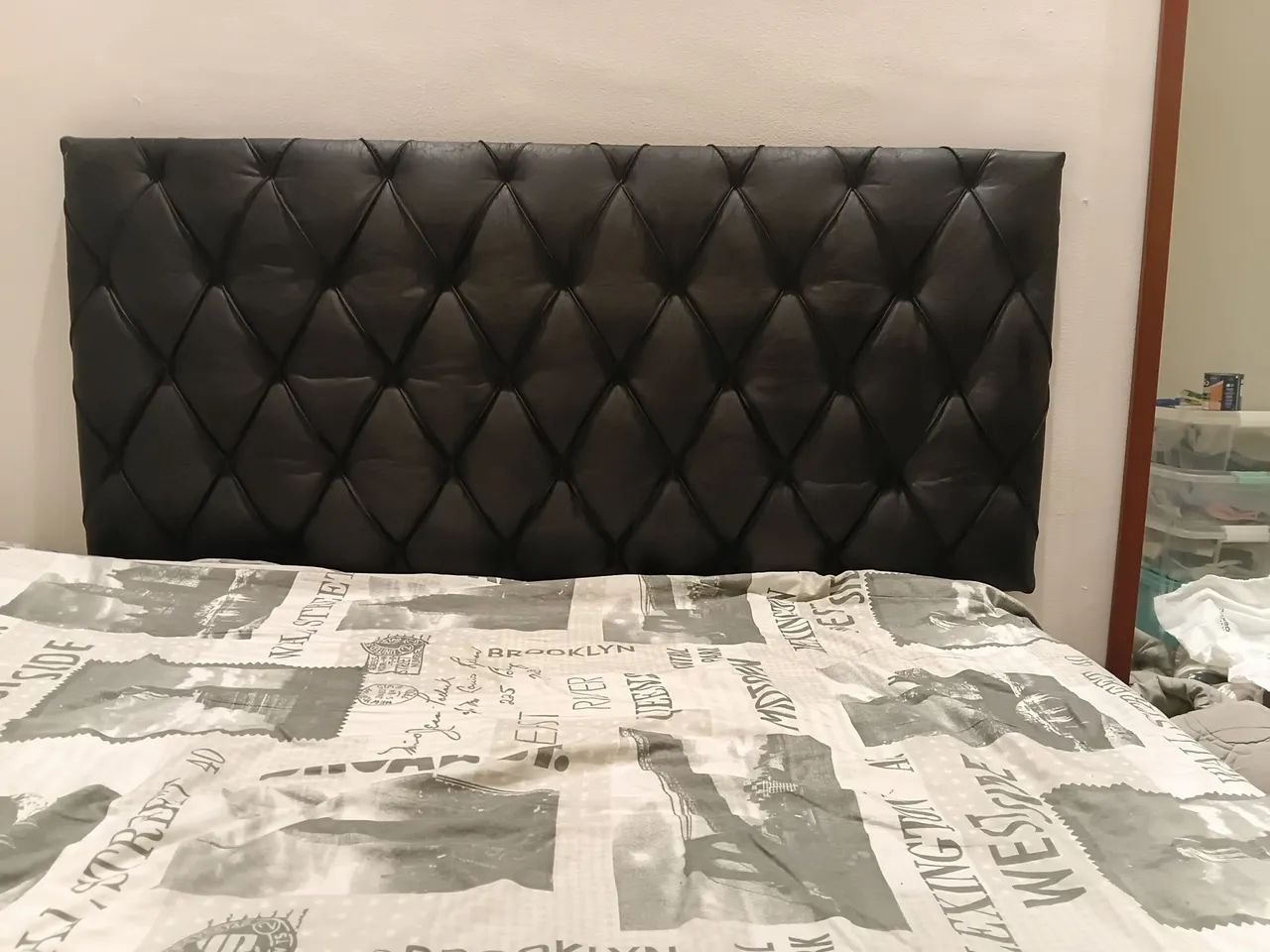 Cabeceira Painel em Couro - Foto 2