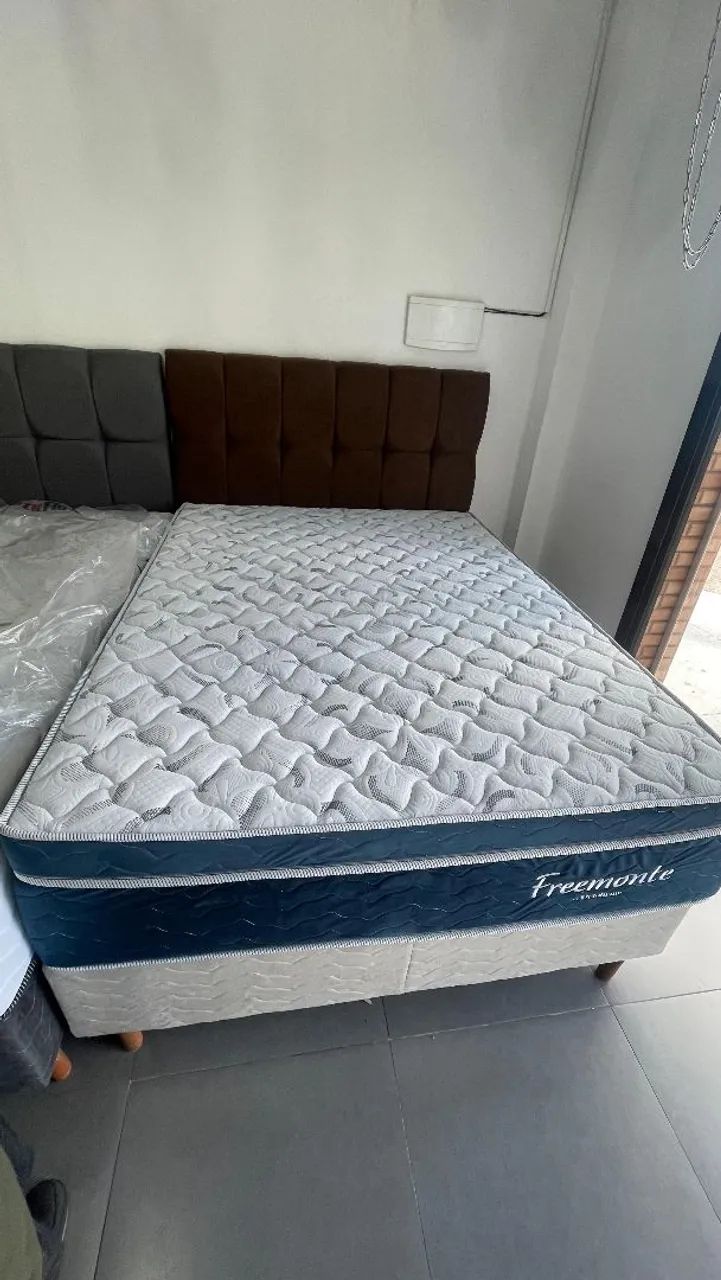 CAMA CASAL DE MOLAS ENSACADAS ENTREGA GRÁTIS 
