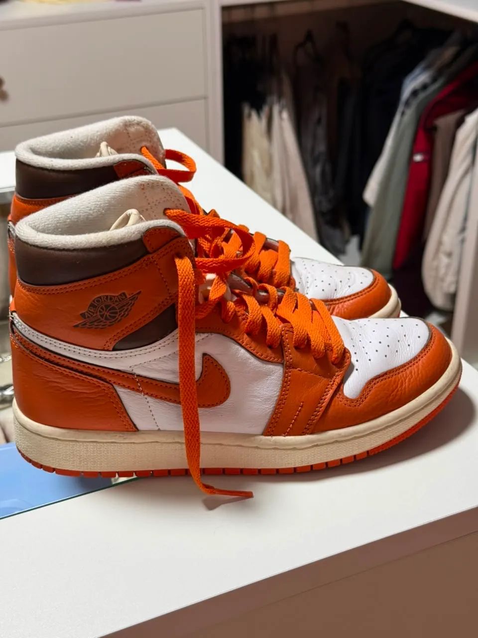 Air Jordan 1 High OG Starfish Laranja - Foto 2