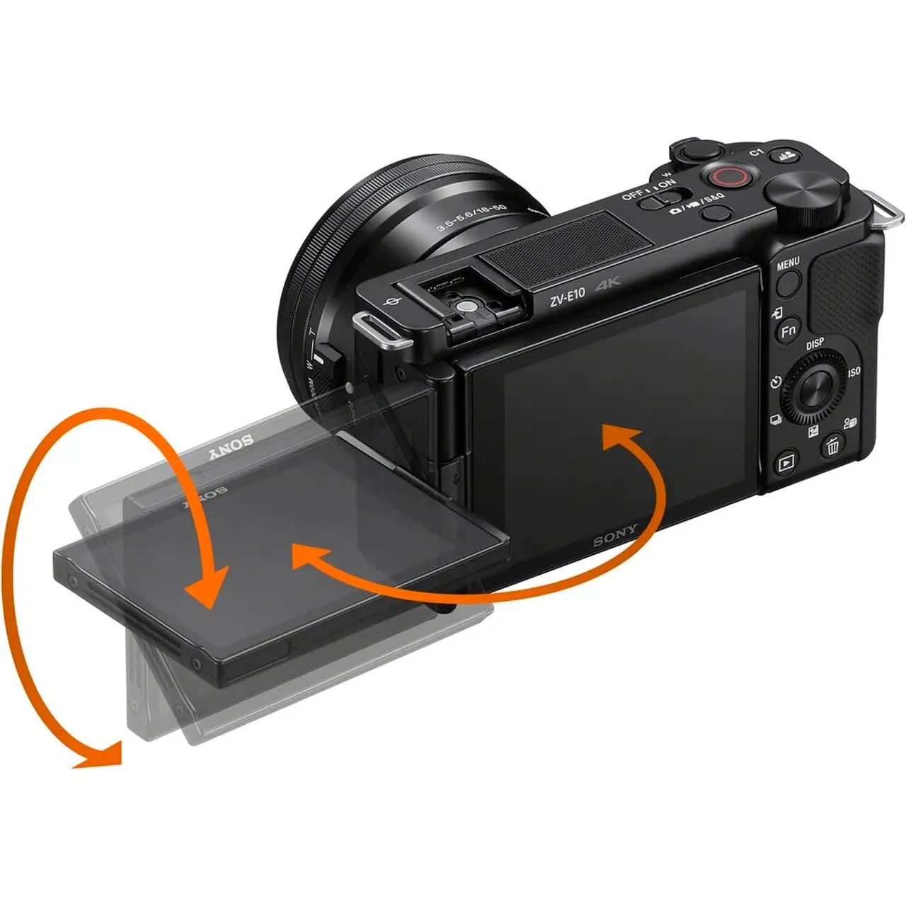 Câmera Mirrorless Sony Zv-e10 Com Lente Pz E 16-50mm Nova  - Foto 2