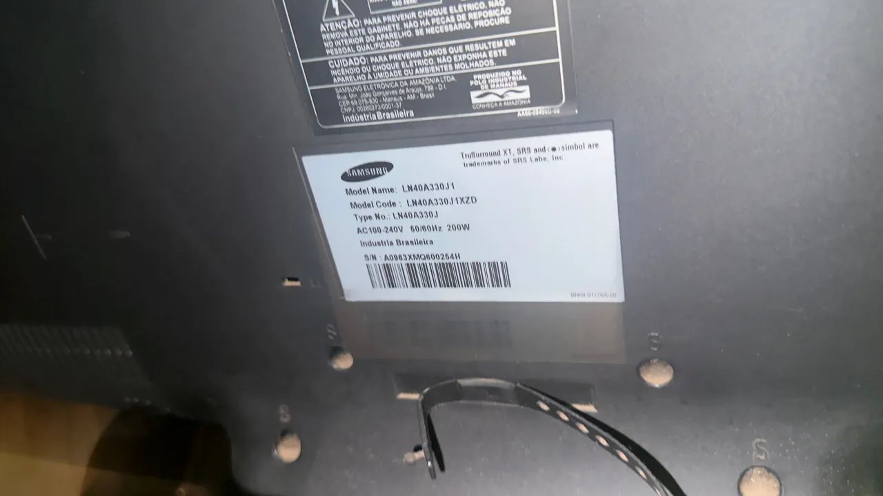Samsung LCD de 40 polegadas, modelo LN40A330J1XZD - Foto 3
