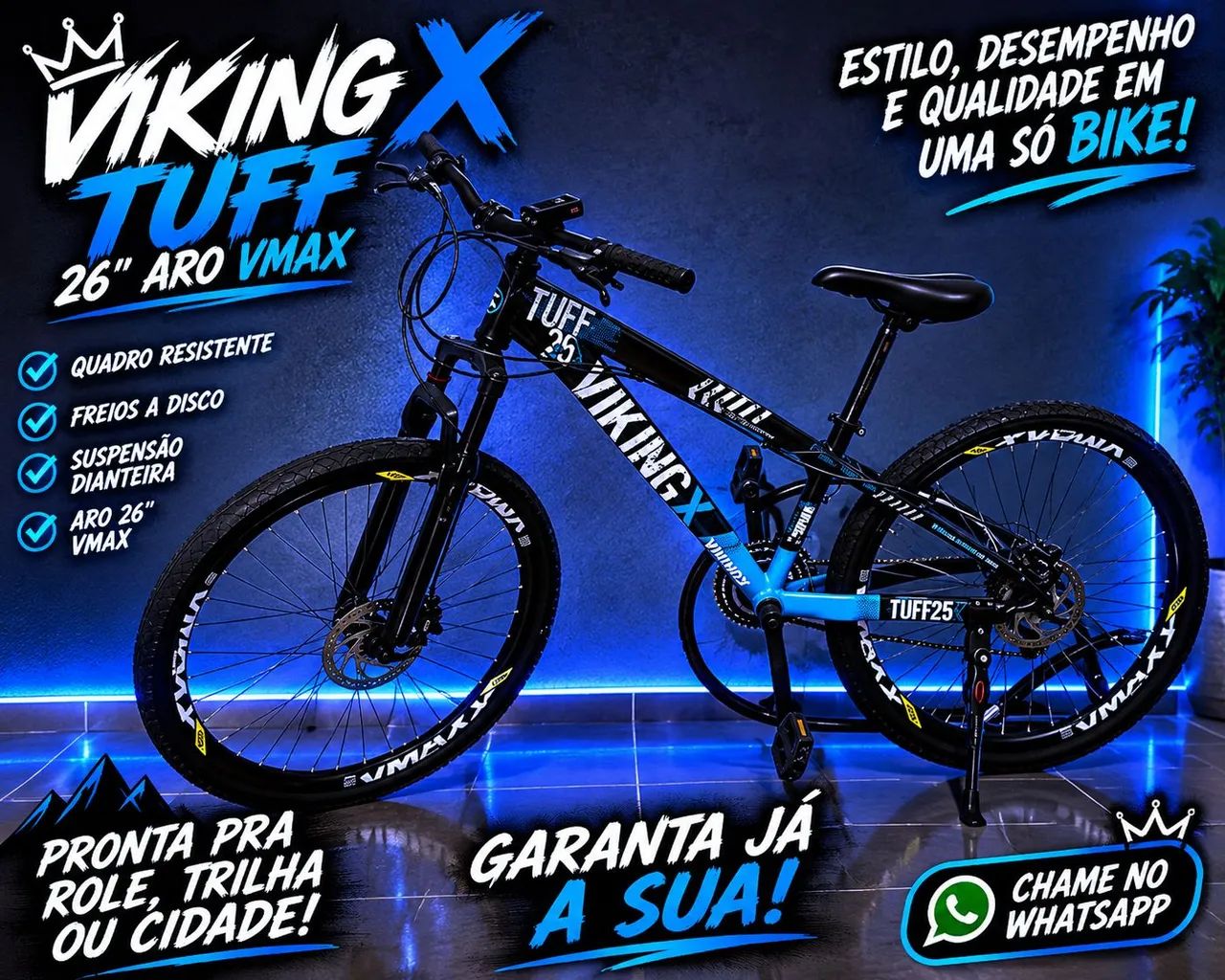 ? VIKING X TUFF 26? VMAX - ESTILO E QUALIDADE! ?