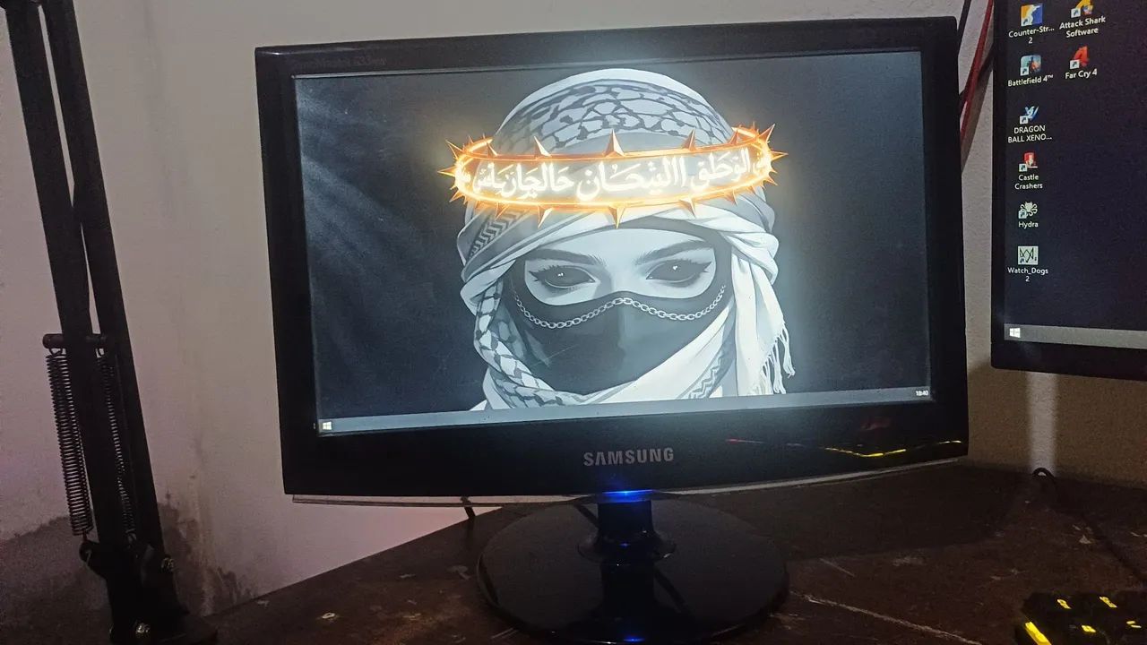 Monitor samsung 15,6 60hz funcionando perfeitamente 