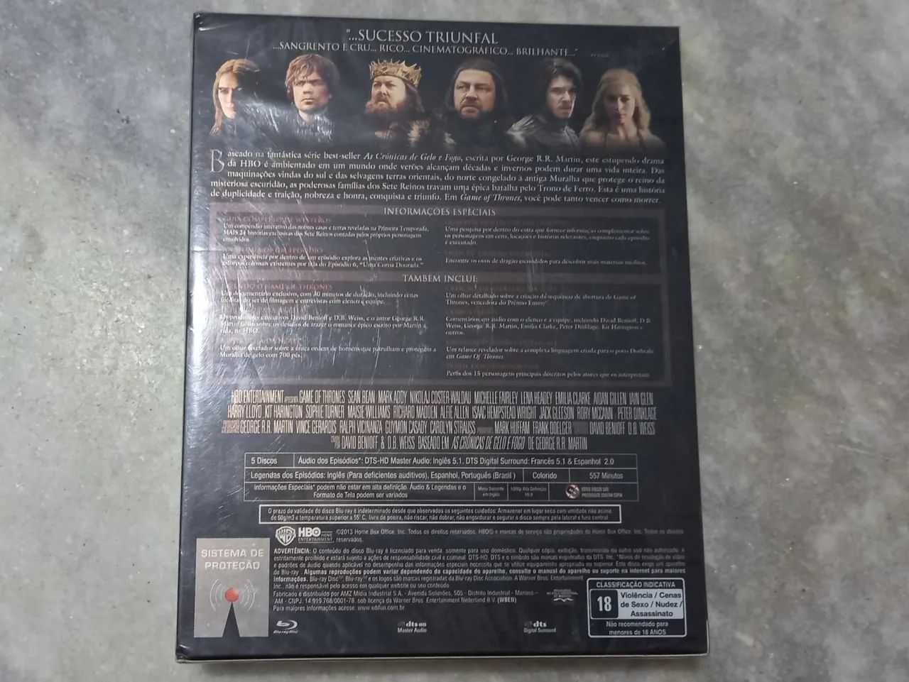 Blu-ray game of thrones, primeira temporada  - Foto 2