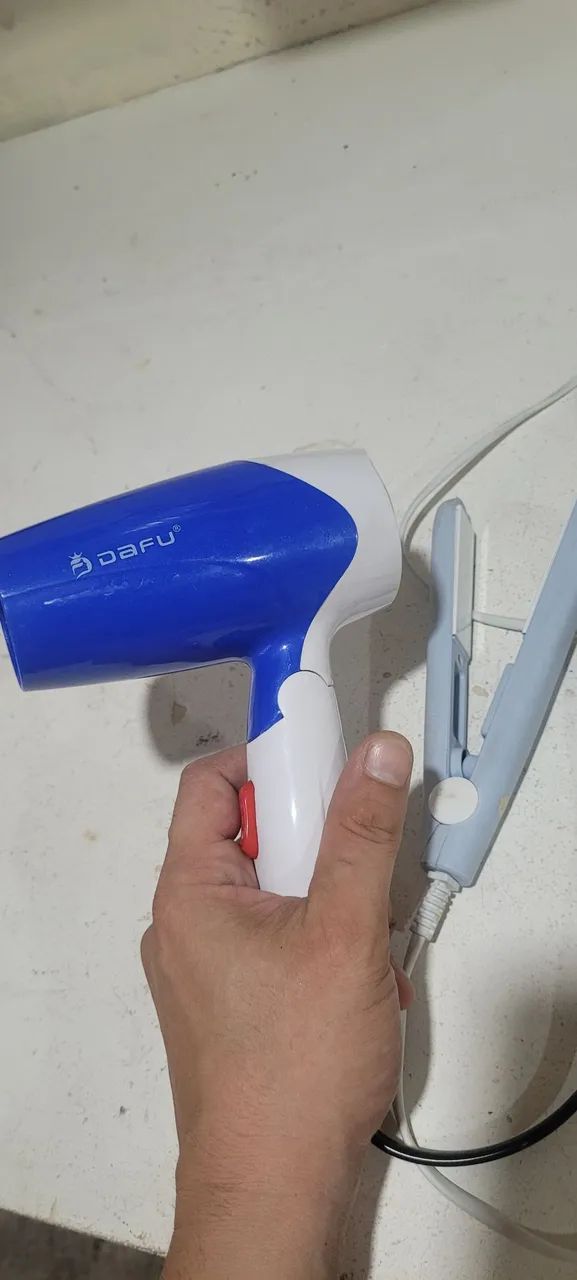 Kit Viagem Cabelo - Secador Dobrável DAFU + Pranchinha Mini (110V)<br> - Foto 6