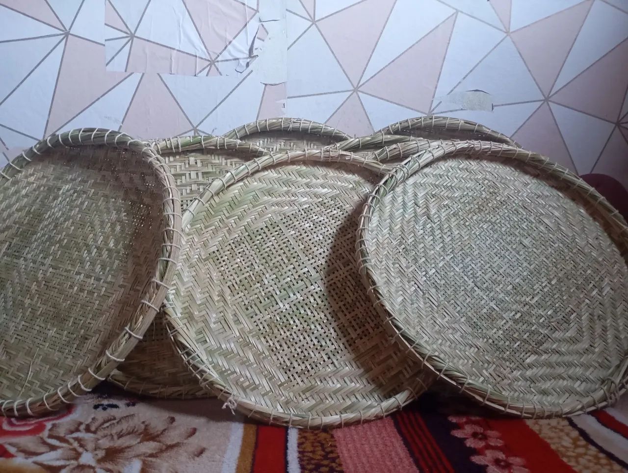 Peneira de bambu artesanal  - Foto 4