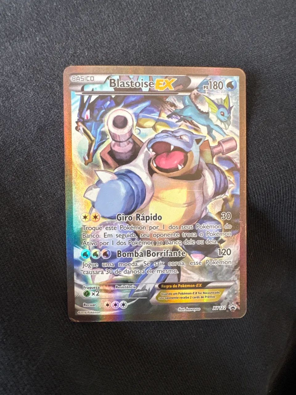 Carta Pokémon Blastoise Ex XY122 promo  - Foto 4
