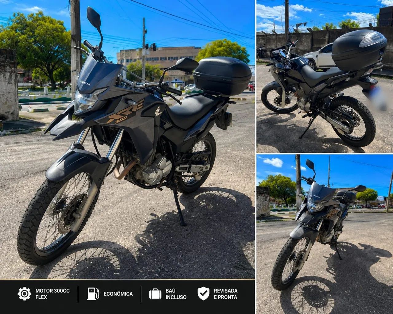 Honda XRE 300 - Conservada + Baú