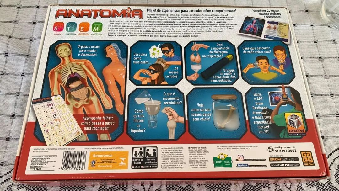 Jogo Brinquedo Educativo Anatomia - Foto 4