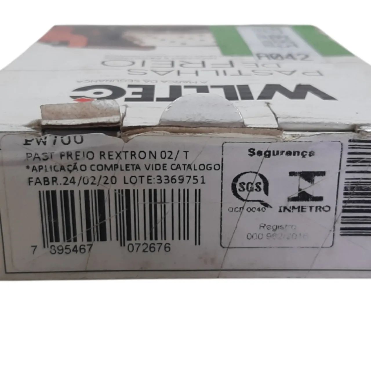 Pastilha Freio Traseiro Rextron 2002 A 2009 - Foto 2