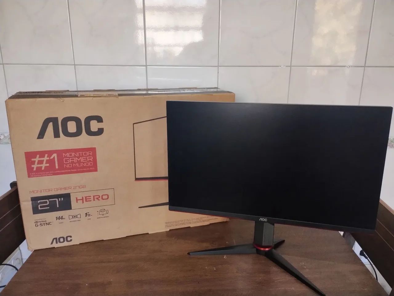 Monitor gamer de 27" 144Hz e 1ms - Foto 3