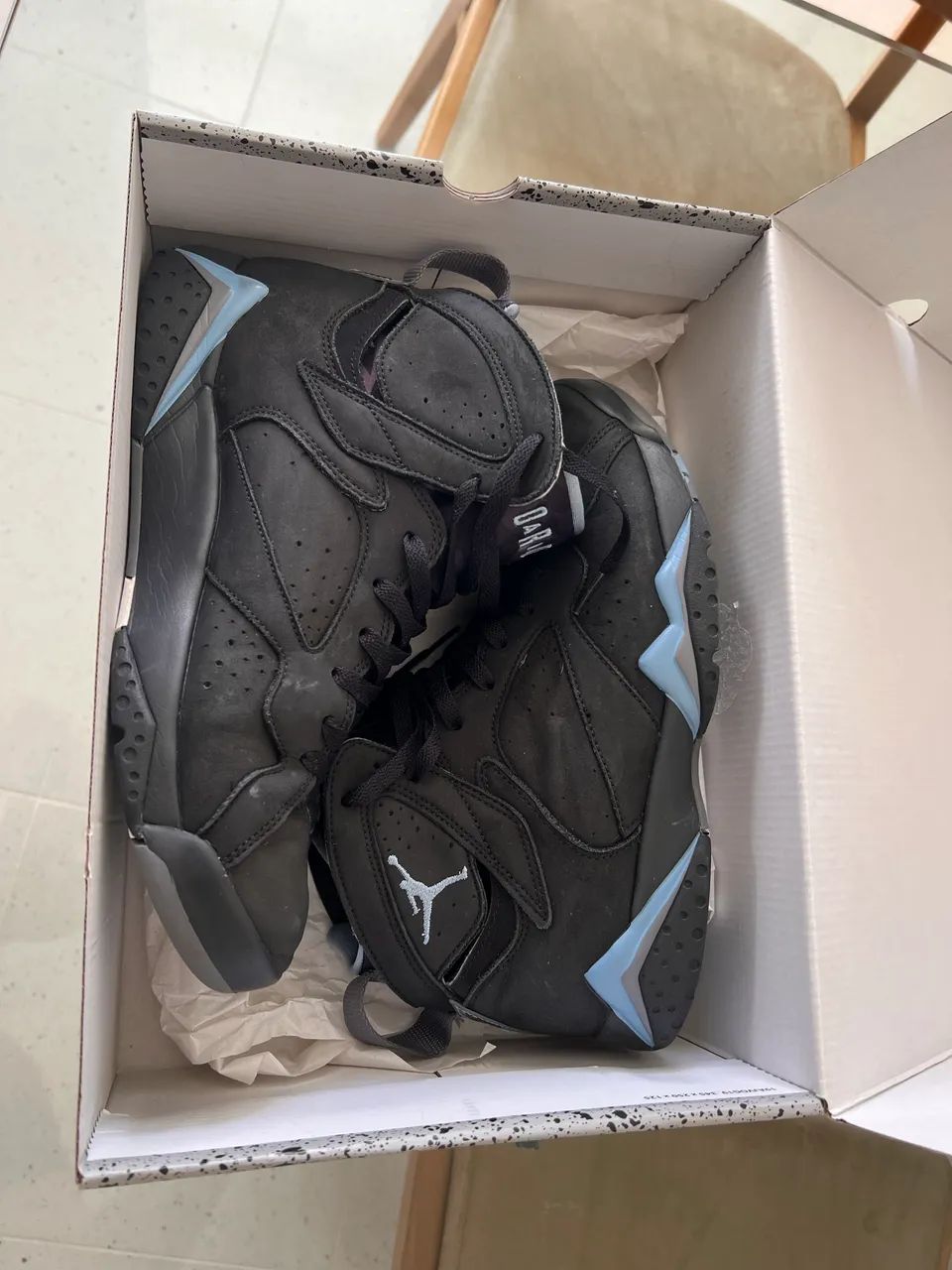 Jordan 7 preto em perfeito estado - Foto 4