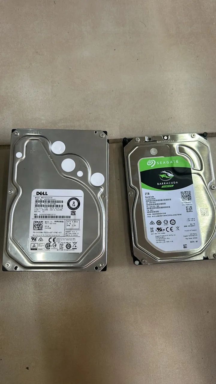 HD 2tb DELL COM ALERTA 