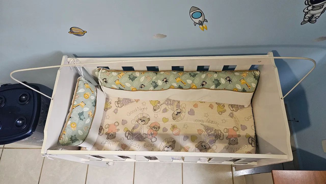 Mini Berço Bem Conservado - Foto 5