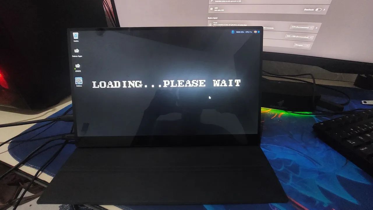 Monitor Portátil Touch de 15,6 Polegadas - Foto 2