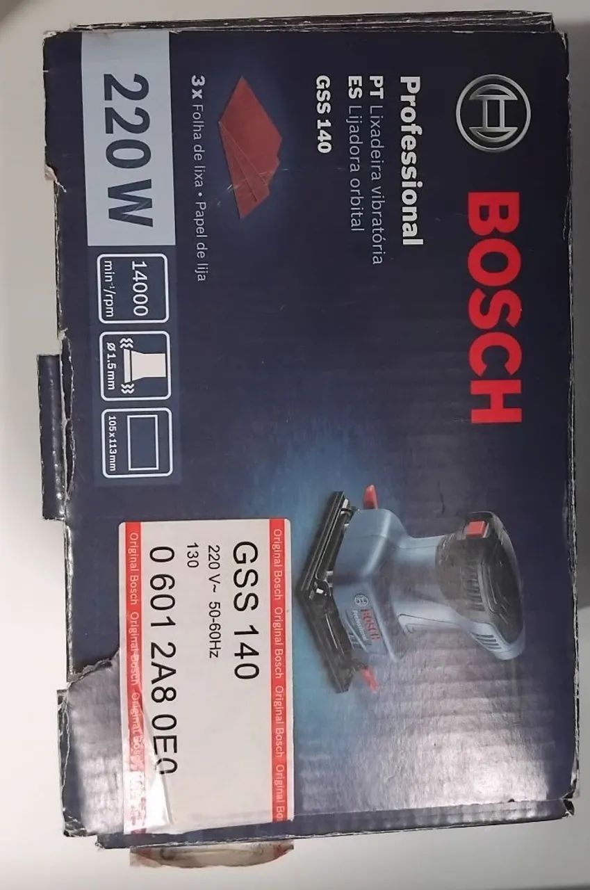 Lixadeira vibratória, lixadora orbital - BOSCH - Foto 3