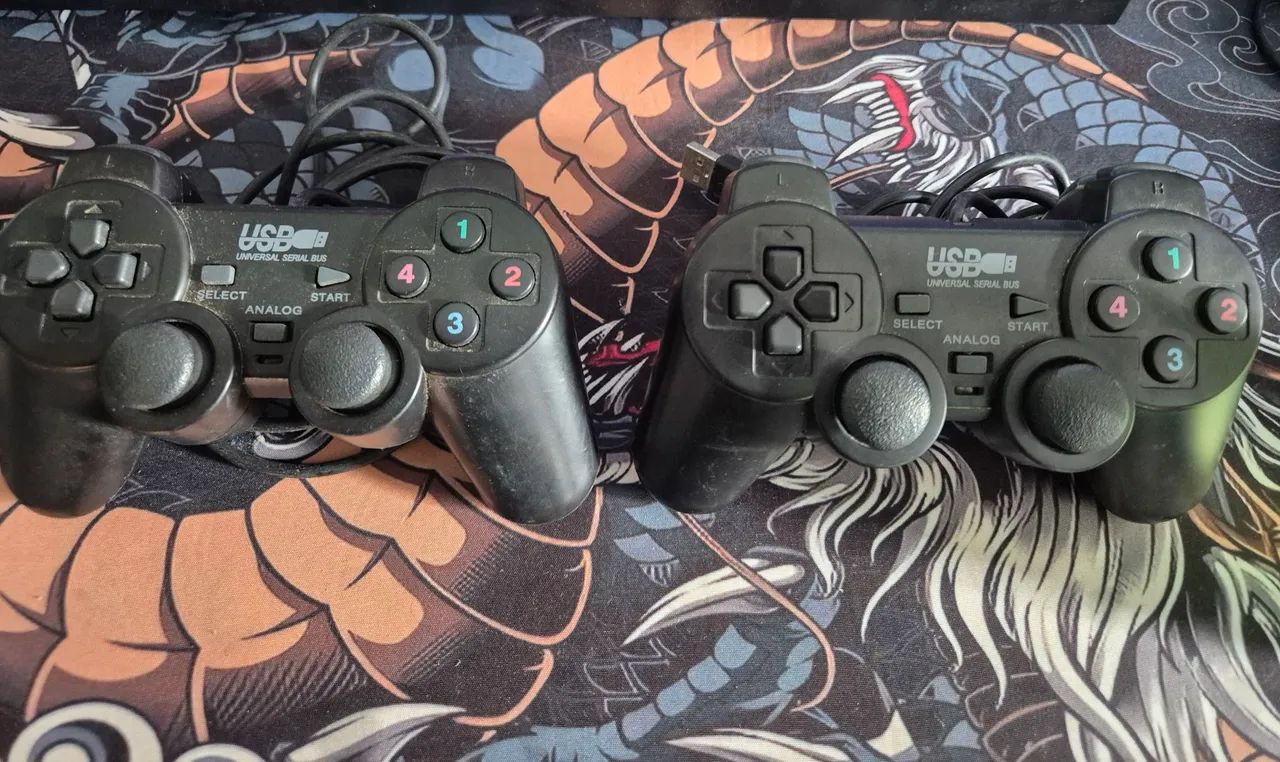 2 Controles  pc / ps3 com fio