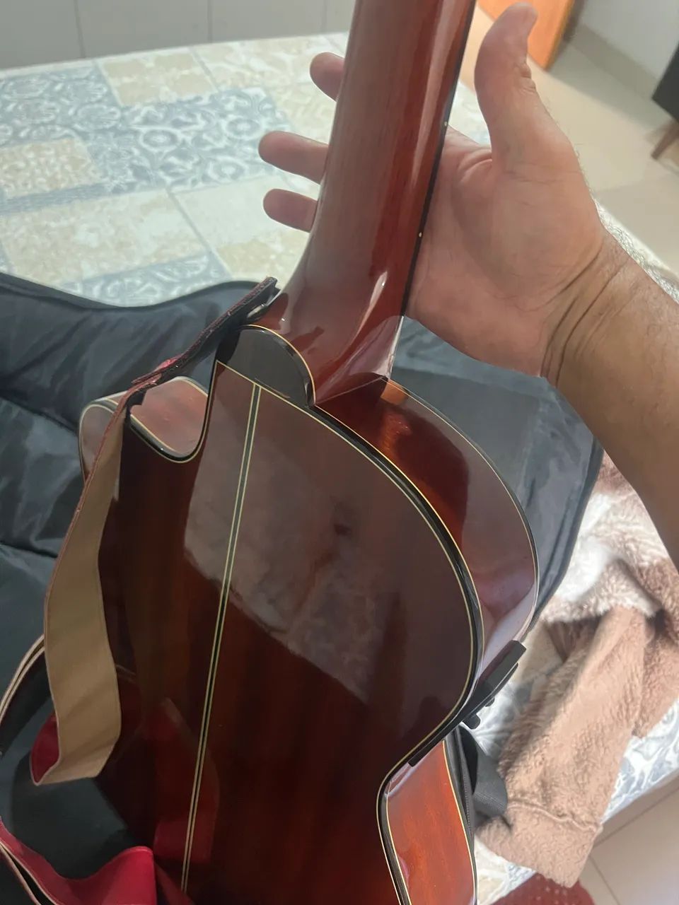 Violão elétrico eagle Ch 800 Nylon - Foto 3