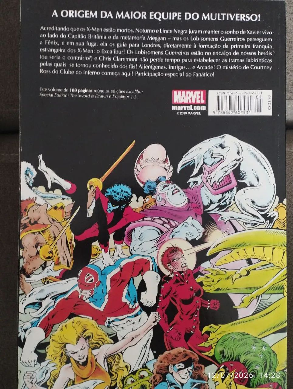 HQ quadrinhos Marvel X-Men Excalibur - Foto 2
