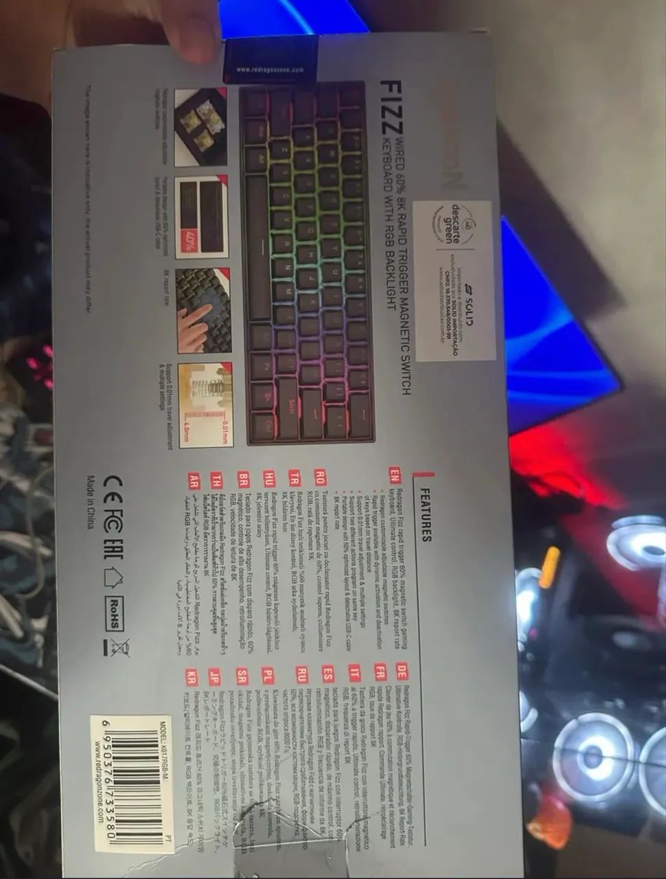 Teclado Reddragon Fizz - Foto 2