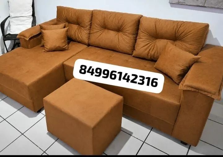 Sofá chaise Roma 1.90 de comprimento 